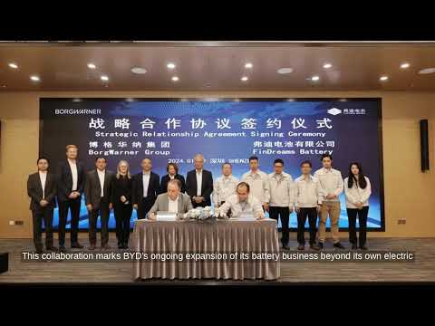BYD FinDreams to Supply Blade Battery Cells to BorgWarner in the US