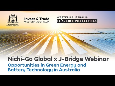 Webinar | Opportunities in Green Energy and Battery Technology in Australia