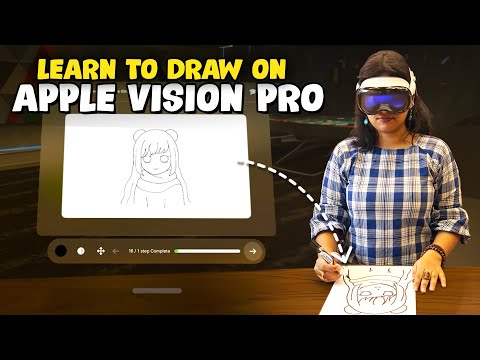 🌟Discover the Best AR Drawing Lessons on Apple Vision Pro with #drawingdeskapp #artlessons
