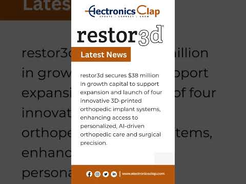 restor3d Raises $38M to Launch AI-Driven 3D-Printed Orthopedic Implants 🦴🤖 #latestnews #news #ai