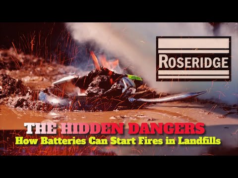 🔥 The Hidden Danger: How Batteries Can Start Fires in Landfills 🔋♻️