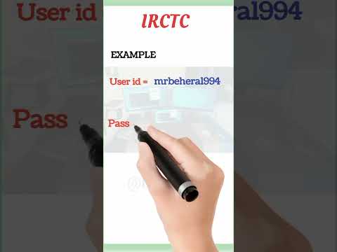 IRCTC User Id &amp; password kaise banaye Hindi #How to create IRCTC user is &amp; password