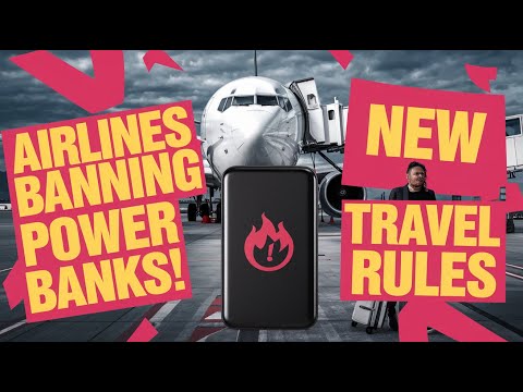 🚨 Airlines Banning Power Banks on Flights! New Travel Rules You MUST Know (2025)