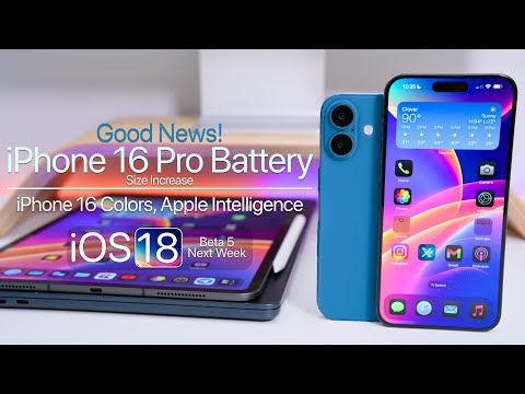 iPhone 16 Pro Battery Increase, New Colors, Apple AI &amp; more