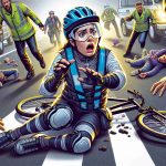 Shock Incident on the Road! Bicyclist Left in Distress!