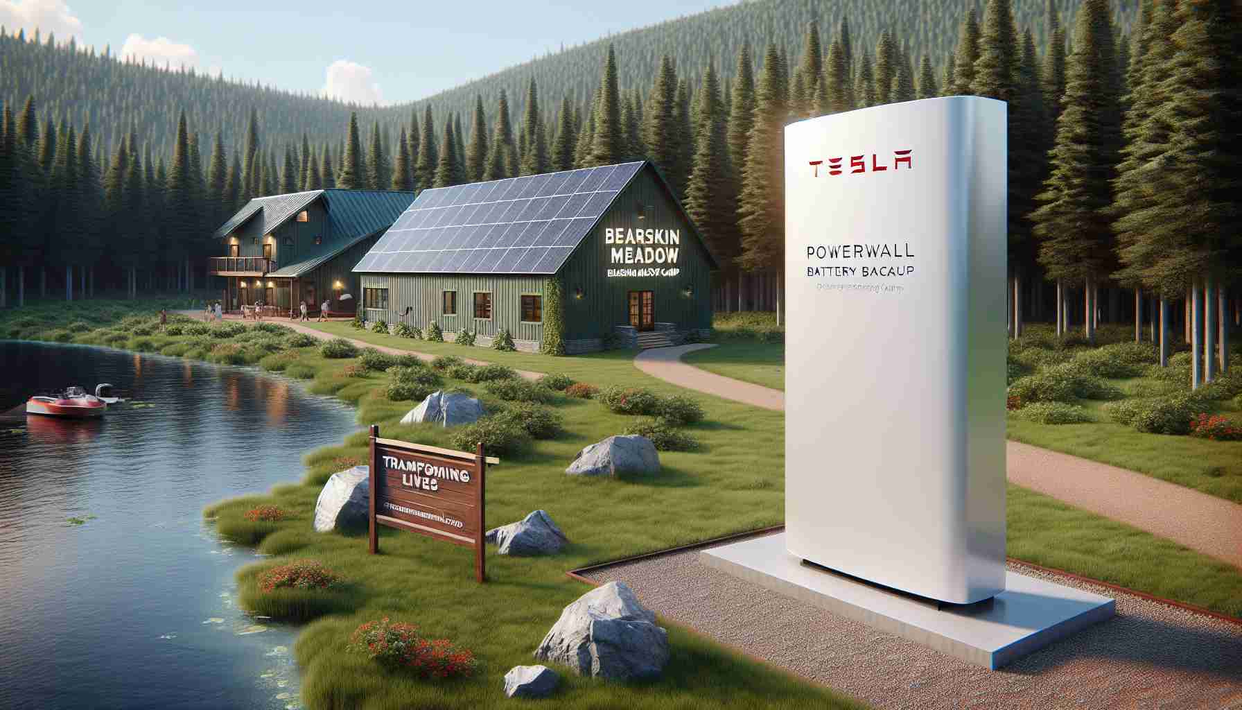 Transforming Lives: Bearskin Meadow Camp Unveils Tesla Powerwall Battery Backup